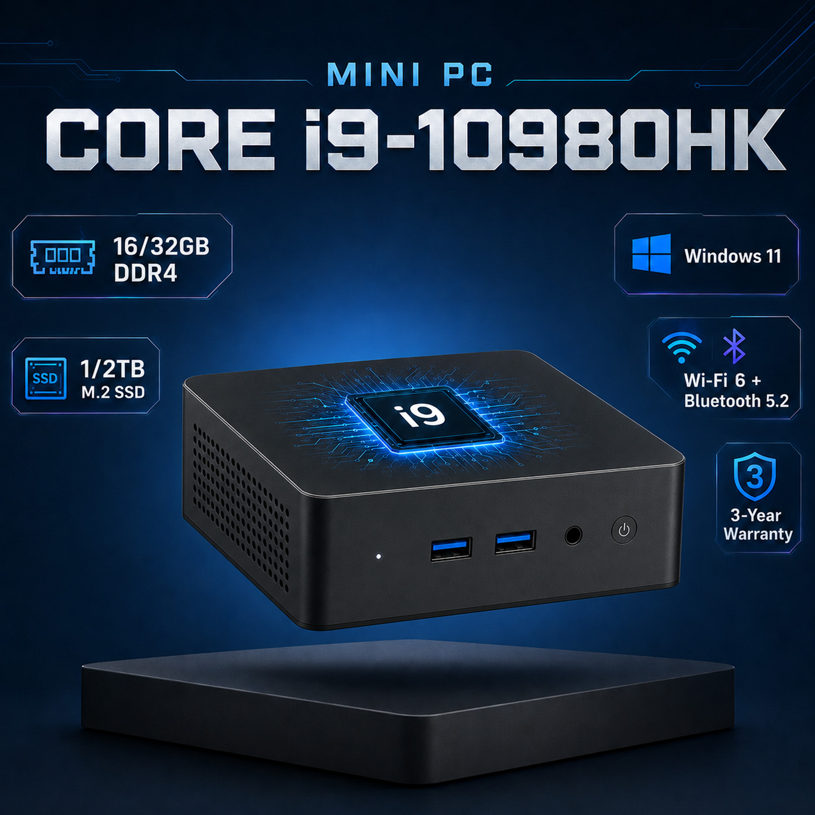 Pc Gaming Ram 32Gb - Windows 11, Intel Core I9 10980HK