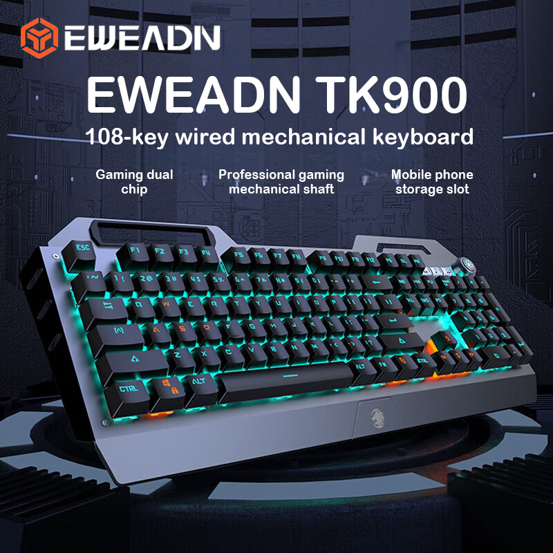 Pc Gaming Uk - EWEADN TK900 Mekanik Klavye USB-C Şarj
