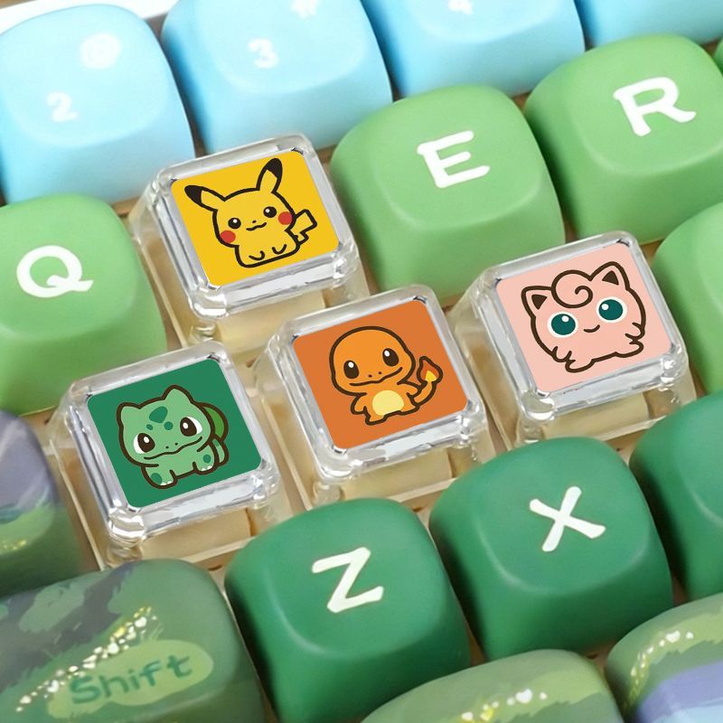 Custom Keycaps - Pokémon Çapraz Akslı Mekanik Klavye Tuş