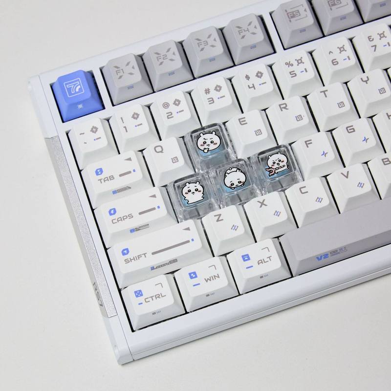 Custom Keycaps - Chiikawa 4 Adet El Yapımı Şeffaf