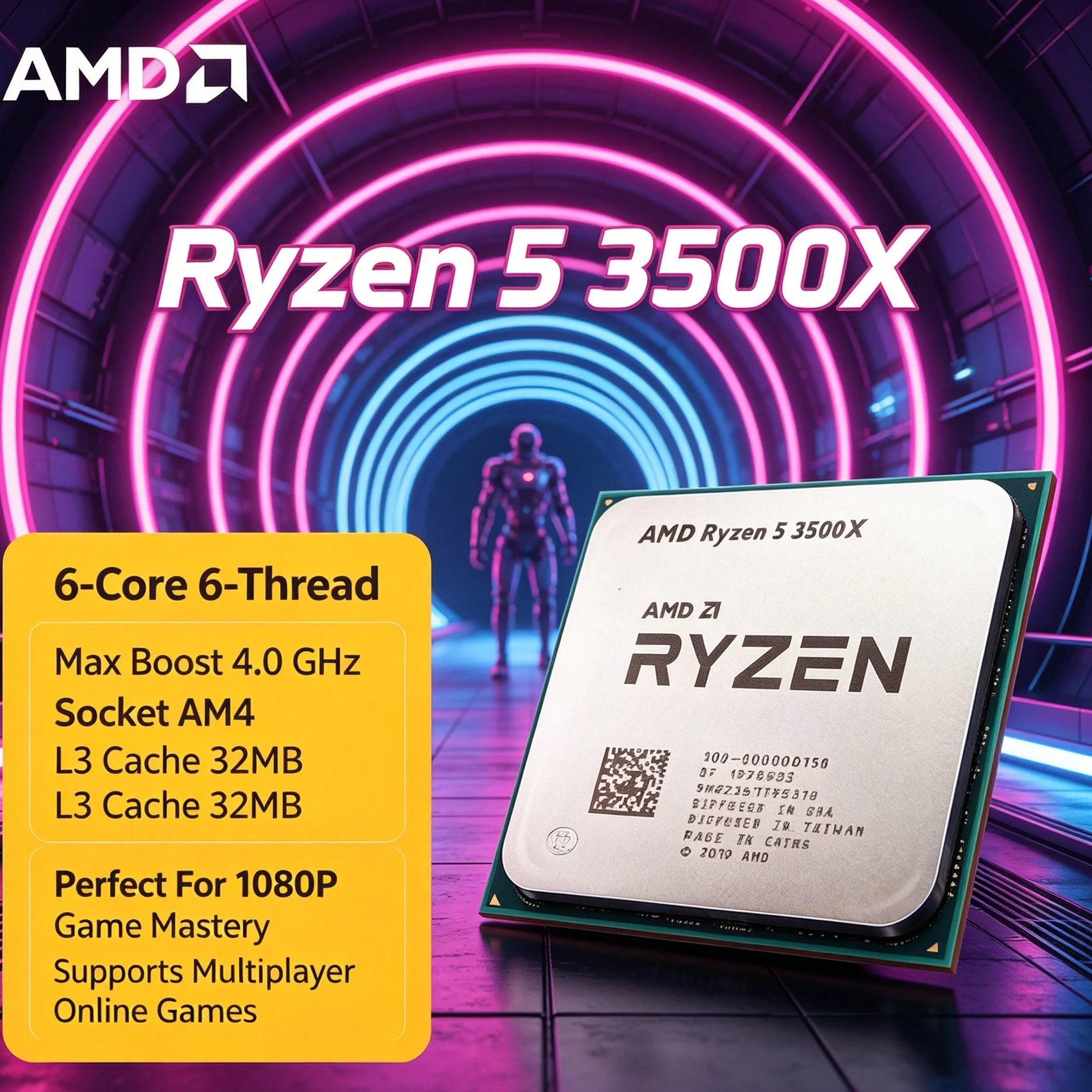 Pc Gaming Cpu - AMD Ryzen 5 3500X Masaüstü İşlemci
