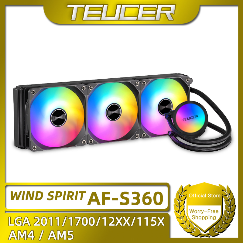 Pc Water Cooling - TEUCER AF-S360 CPU su soğutma soğutucu