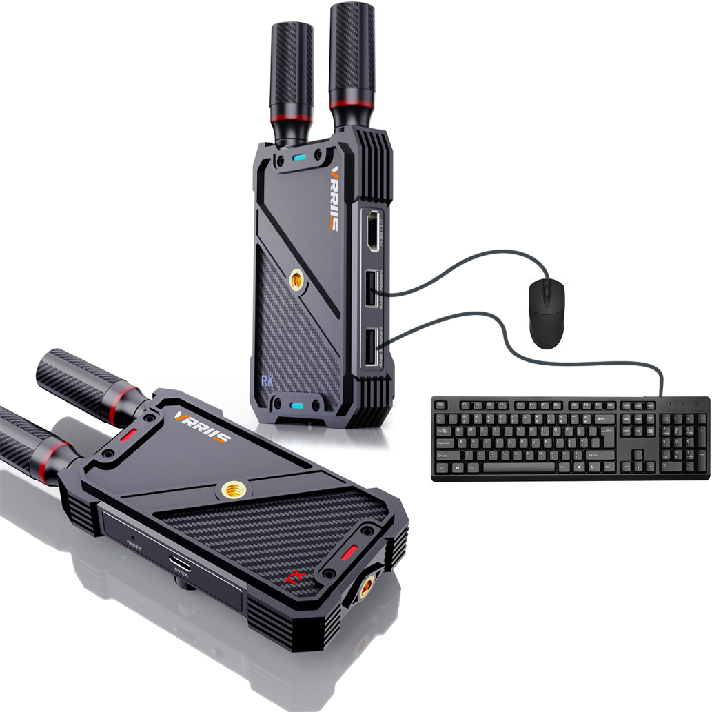 Wireless Gaming Mouse - VRRIIS WL082K 400m Kablosuz HDMI KVM