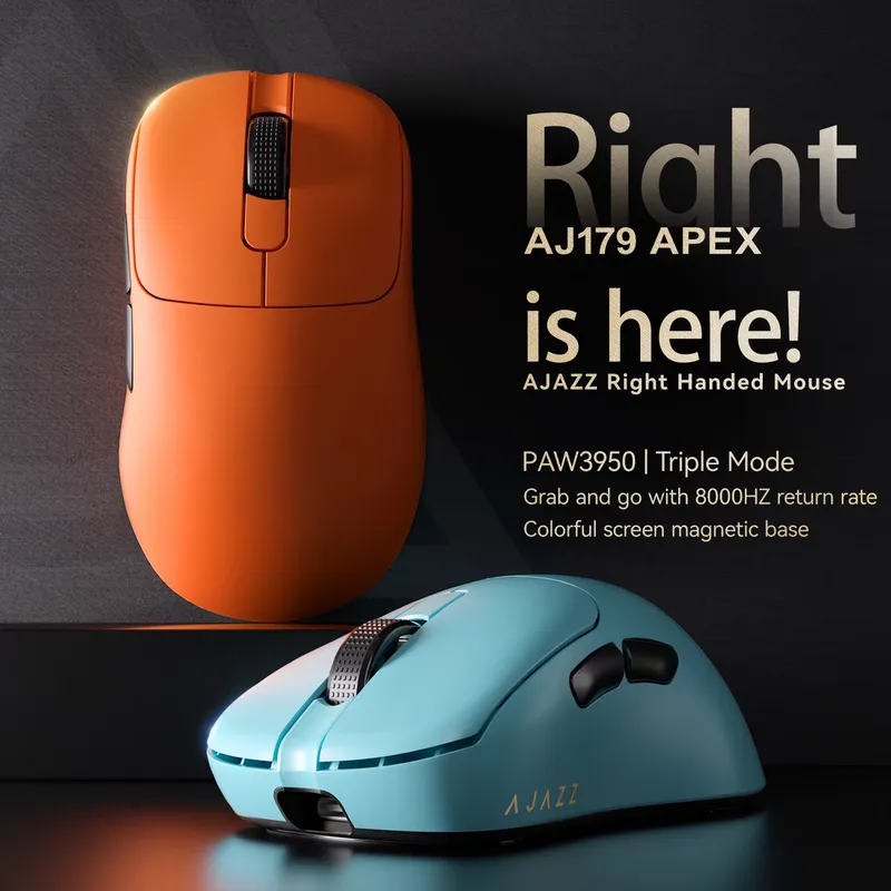 Ajazz AJ179 APEX PAW3950 Ergon - Wireless Gaming Mouse incelemesi ve fiyatı