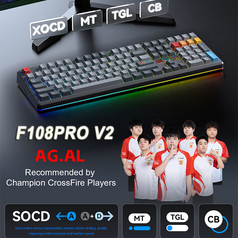 AULA F108 Pro V2 %100 Düzen Me - Pc Gaming Uk incelemesi ve fiyatı