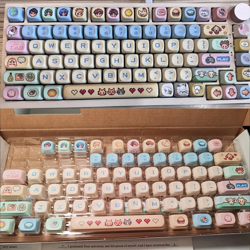 Stardew Valley 78 Klavye Tuşla - Custom Keycaps incelemesi ve fiyatı