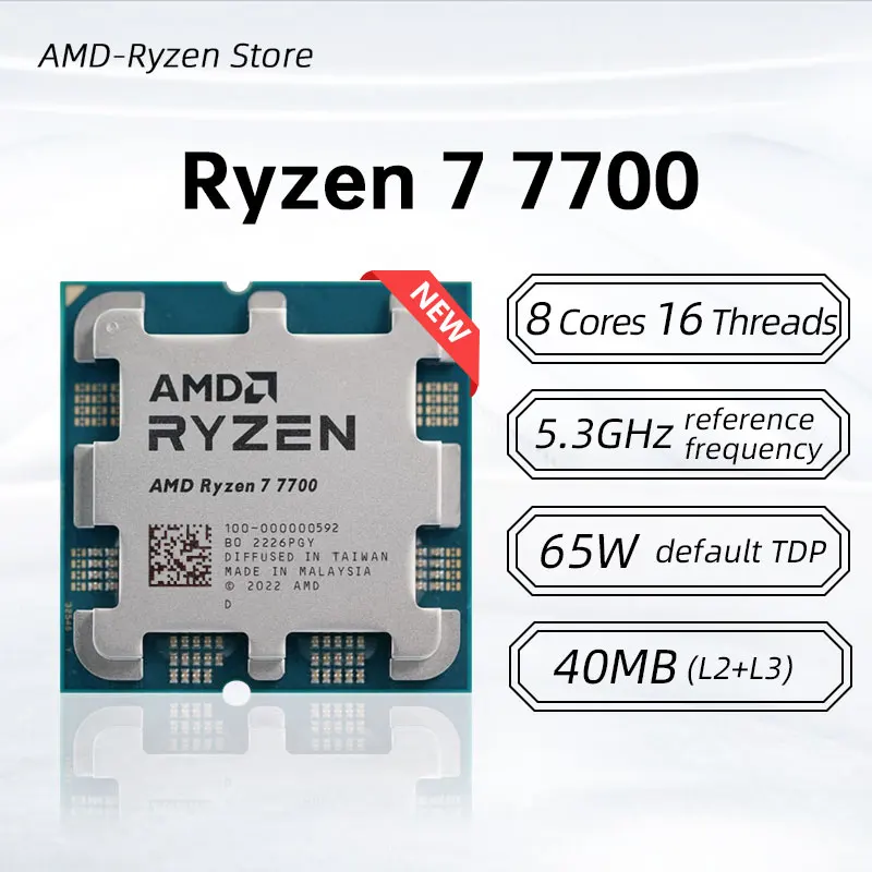 Yeni AMD Ryzen 7 7700 İşlemci  - Pc Gaming Cpu incelemesi ve fiyatı