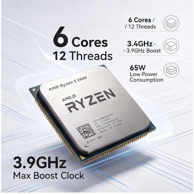 AMD Ryzen 5 2600 R5 2600 3.4GH - Pc Gaming Cpu incelemesi ve fiyatı