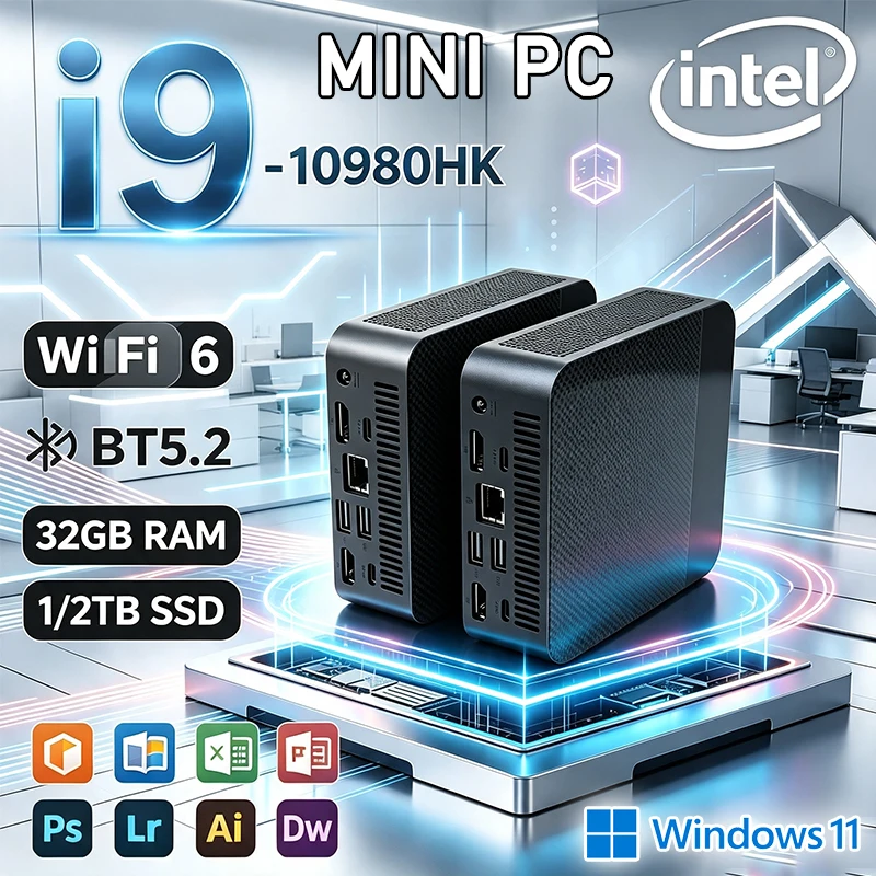Mini PC Core i9 10980HK Window - Pc Gaming Ram 32Gb incelemesi ve fiyatı