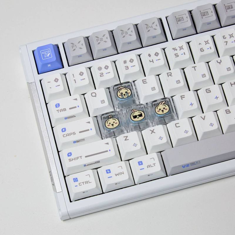 Chiikawa 4 Adet El Yapımı Şeff - Custom Keycaps incelemesi ve fiyatı
