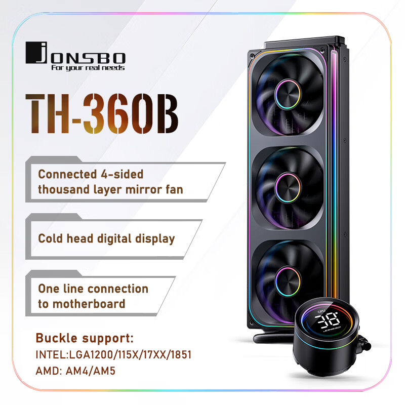 Jonsbo TH-360 AIO CPU Sıvı Soğ - Pc Water Cooling incelemesi ve fiyatı