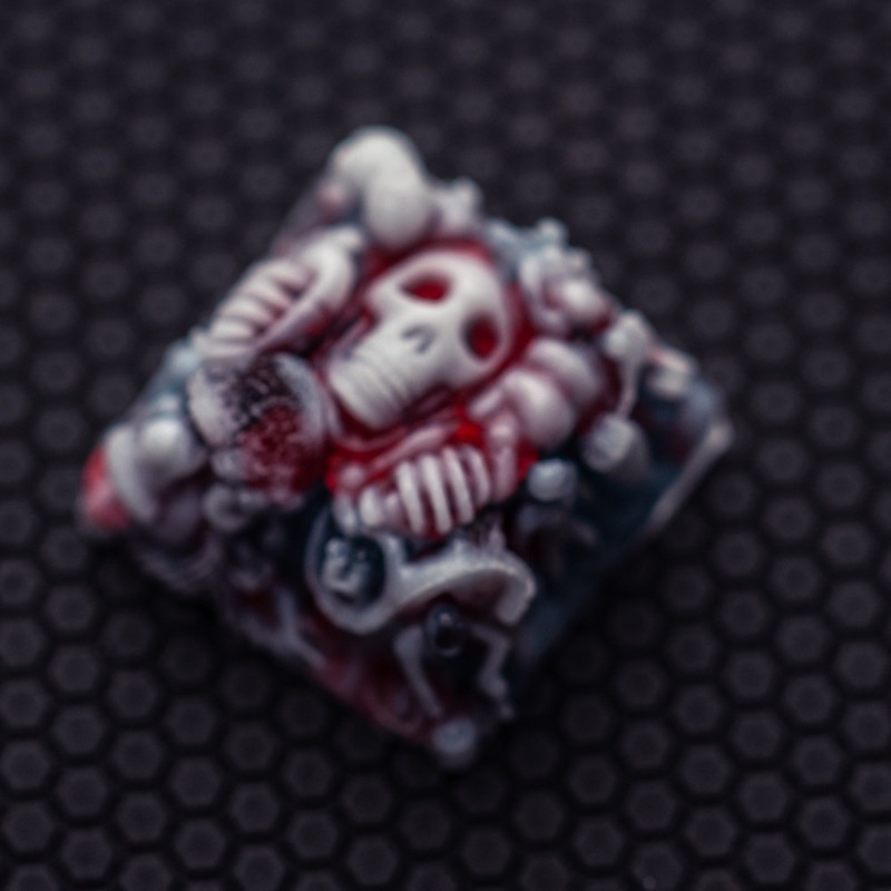 Gameboy Özel İskelet Reçine Tu - Custom Keycaps incelemesi ve fiyatı