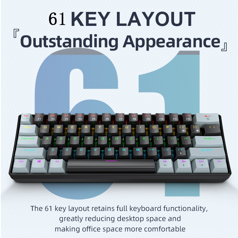 K61 Kablolu Mekanik Oyun Klavy - Pc Gaming Uk incelemesi ve fiyatı