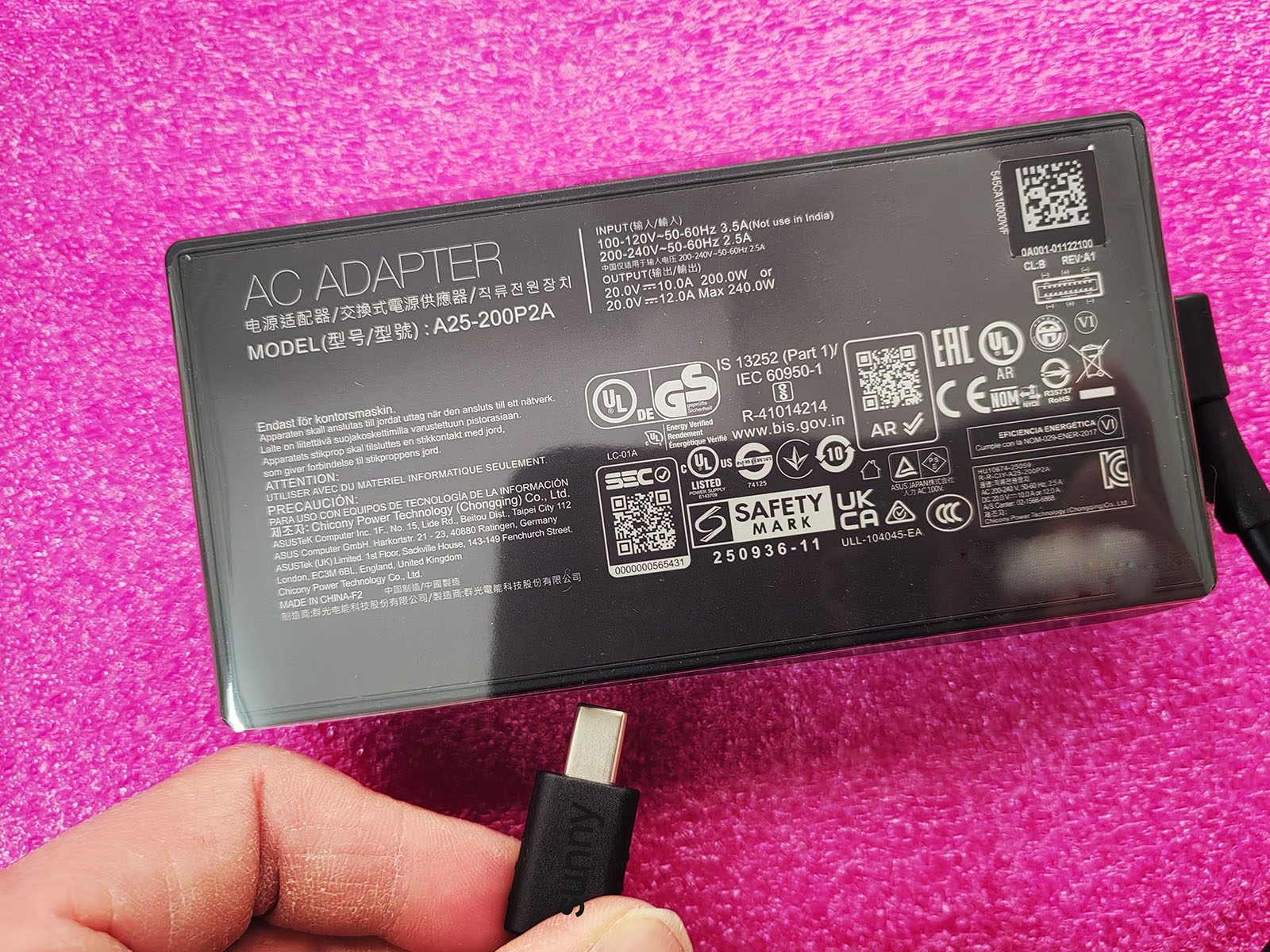YENI OEM A25-200P2A Dikdörtgen - Pc Gaming Uk incelemesi ve fiyatı