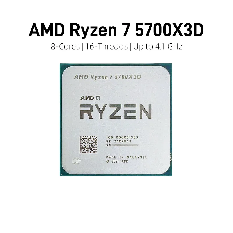 AMD Ryzen 7 5700X3D, 8 çekirde - Pc Gaming Cpu incelemesi ve fiyatı