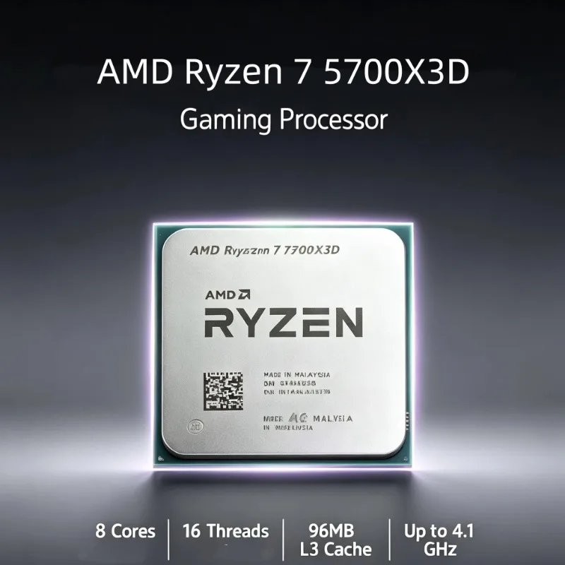 AMD Ryzen 7 5700X3D, 8 çekirde - Pc Gaming Cpu incelemesi ve fiyatı