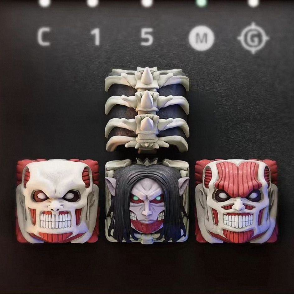 YENİ Attack on Titan Co markal - Custom Keycaps incelemesi ve fiyatı